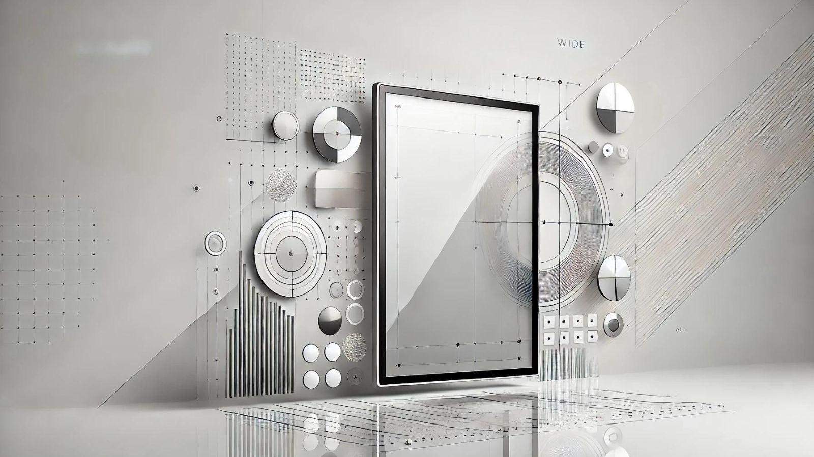 E-ink Display Representation Visual