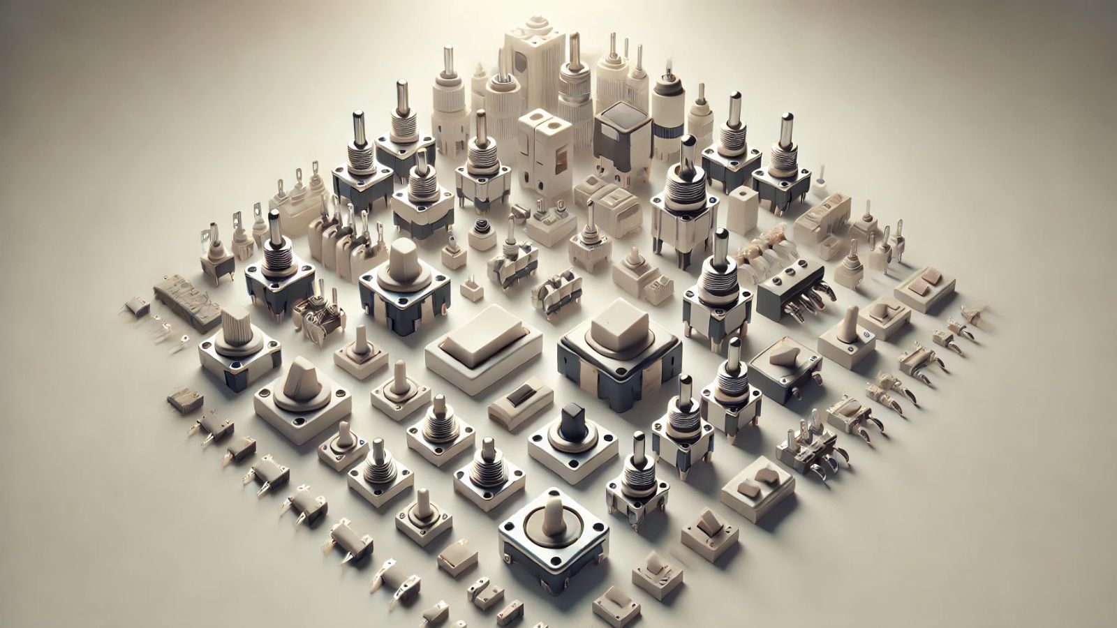 Assortment of electronic switch types