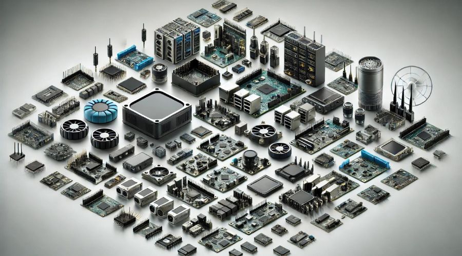 Minimal IoT devices featuring a sensor and microcontroller