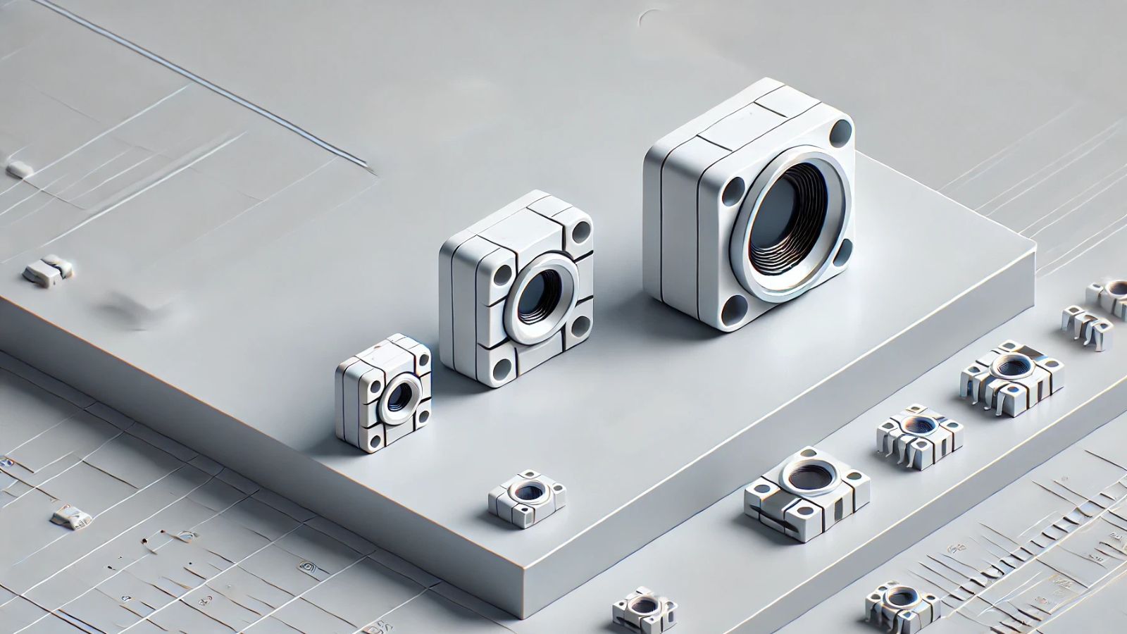 Side-by-side presentation of LDR sensors, showcasing their sizes and design