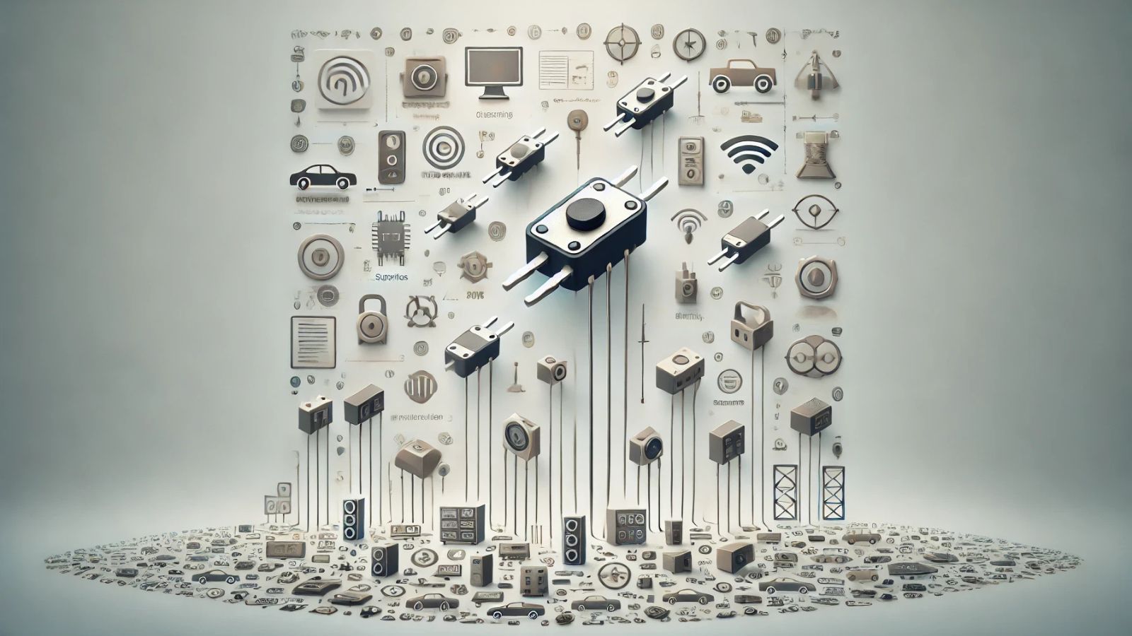 Reed Switch Applications Highlighted in Abstract Design