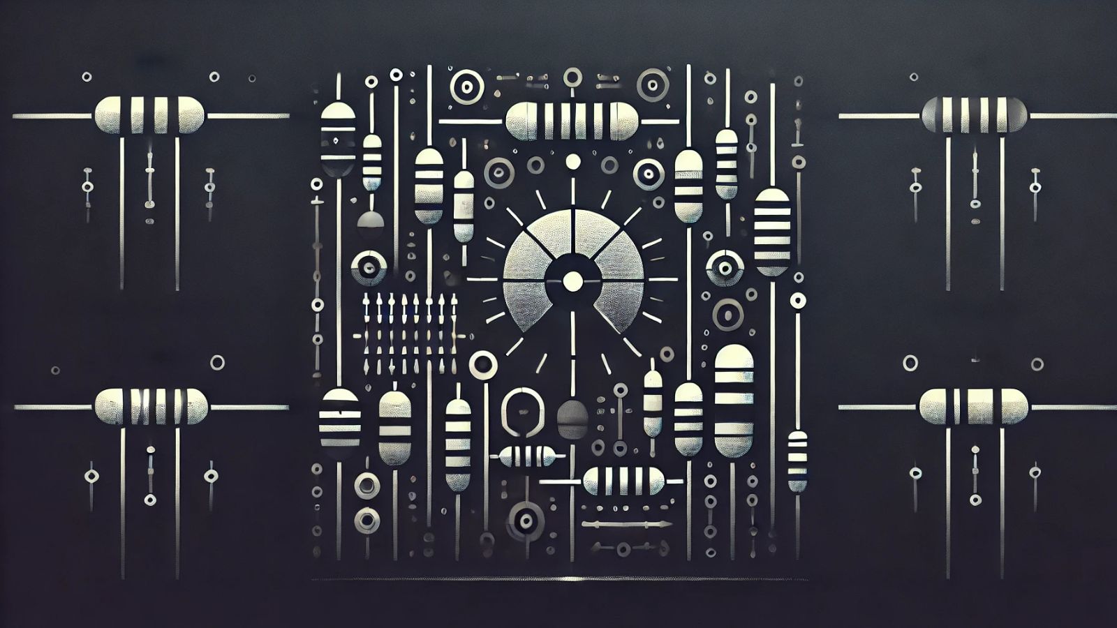 Abstract Resistor Design Illustration